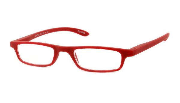 Leesbril INY Zipper G27100 mat rood
